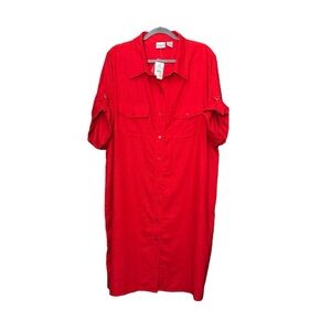 Carolina Colours - Red Shirt Dress [CATO]